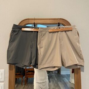 Lot of 2 - Lululemon 7 Inch Inseam Warpstreme Shorts (Size 32 Waist)